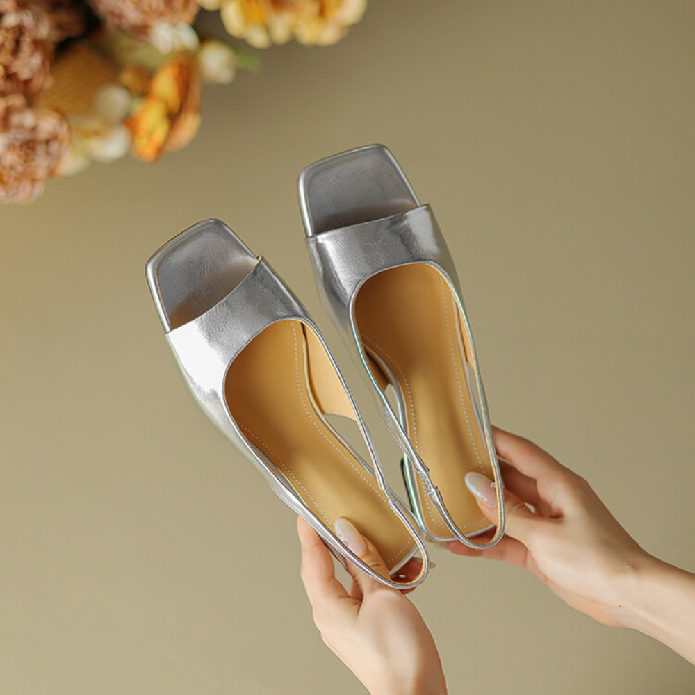 Mule Slip On - Mules da donna con tacco a