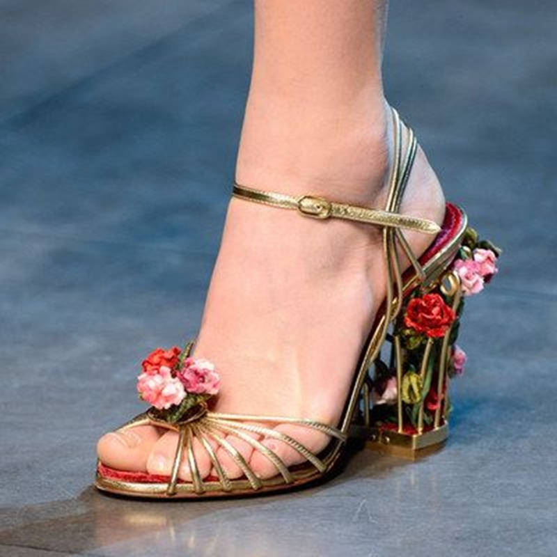 Women'S Shoes Clogs - Sandali da donna con gabbia per