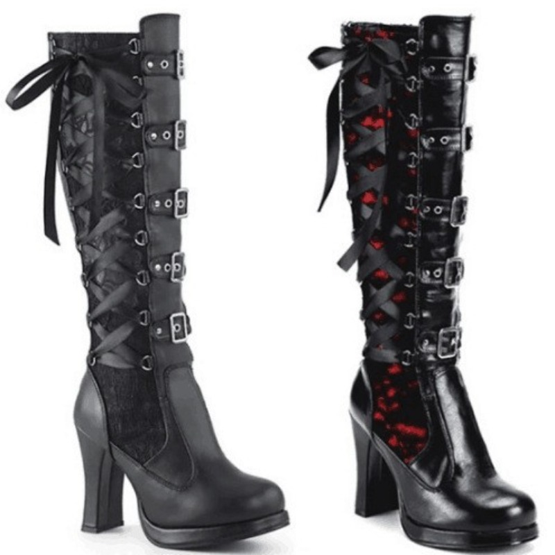 Knee High Boots Women - Stivali al ginocchio da donna stile